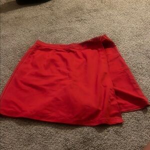 Chic Red Mini Skirt